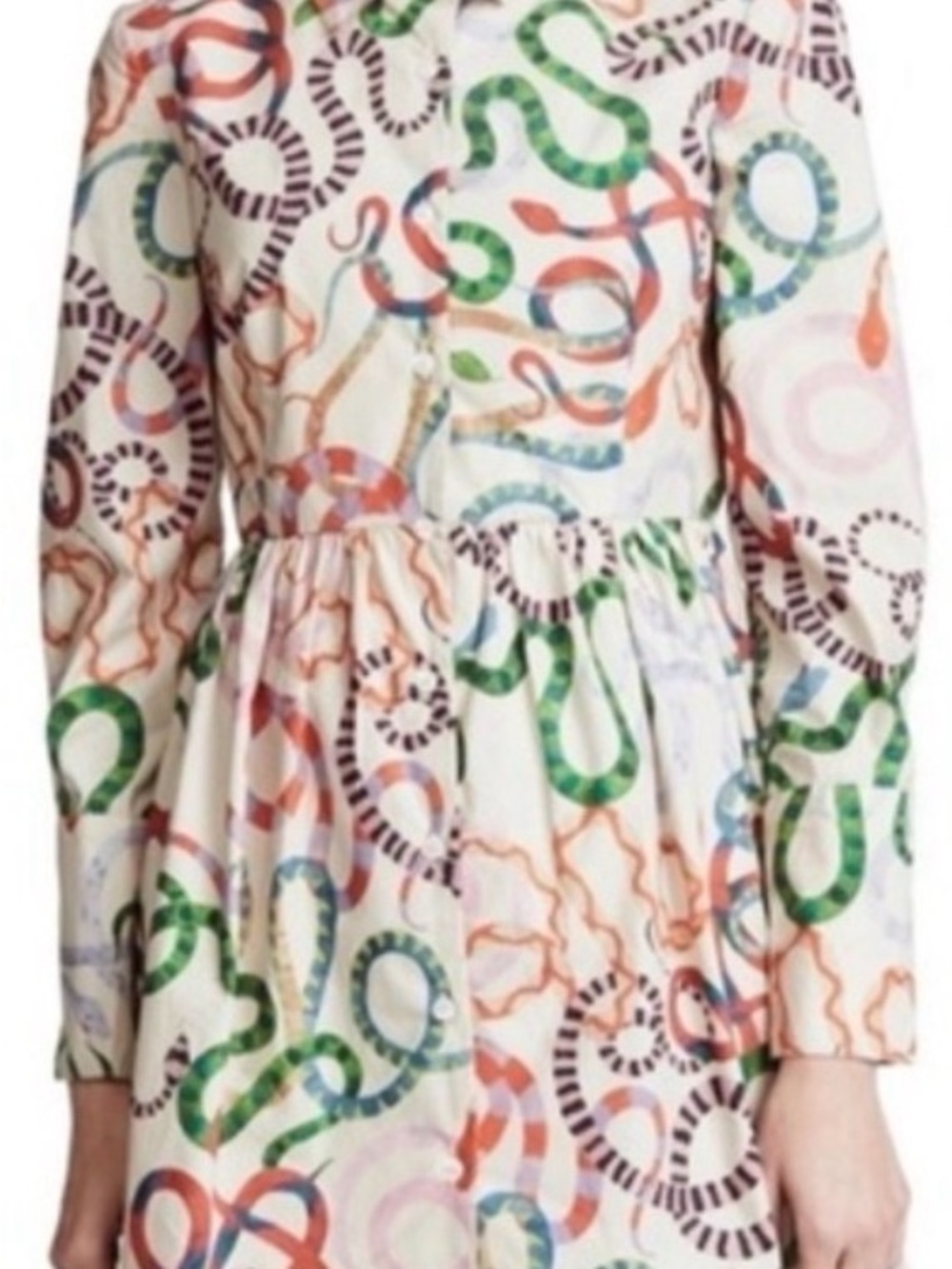 Rachel Antonoff Snake Print Mini Dress